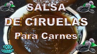 COMO PREPARAR SALSA DE CIRUELAS Para Carnes recetasyicaos recetas recetasfaciles cenanavideña [upl. by Luann]