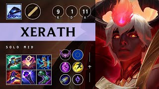 Xerath Mid vs Yone Dominating  EUW Master Patch 1419 [upl. by Tennek]