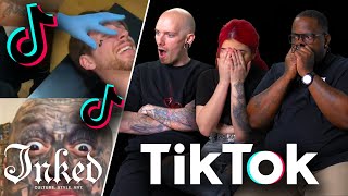 Losing Our Minds To TikTok’s Craziest Tattoo Videos  Tattoo Artists React [upl. by Gipsy]