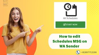 How to use All Schedules WA Sender  Bulk WhatsApp Software All Schedules in WA Sender [upl. by Annekahs]