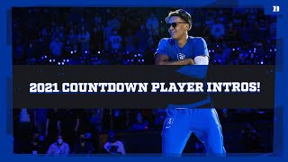 202122 Duke Basketball  Countdown to Craziness Player Intros [upl. by Boyd496]