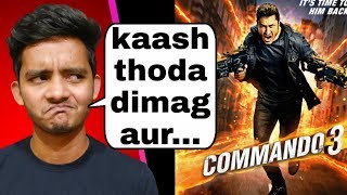 Commando 3 review Aachi hai lekin  Commando 3 movie review by badal yadav [upl. by Mcknight]