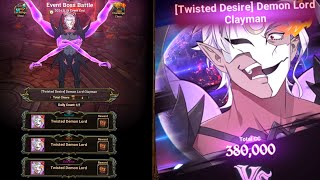 MILIM Destroys Demon Lord CLAYMAN on HIGHEST DIFFICULTY Seven Deadly Sins Grand Cross [upl. by Araccot]