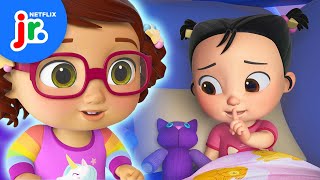 Bella and CeCes Pajama Party Song 🧸💤🌙 CoComelon Lane  Netflix Jr [upl. by Xila]