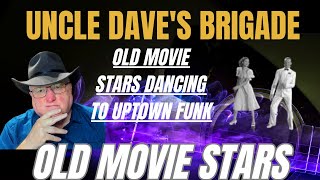 OLD MOVIE STARS DANCING TO UPTOWN FUNK  VARIOUS STARS [upl. by Amehr]