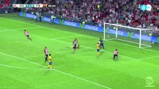 Barcelona 0  Athletic Bilbao 4  2015 Spanish Super Cup Highlights [upl. by Eniaj]