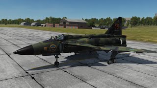 DCSAJS37 Viggen Motorstart [upl. by Nosittam507]