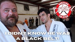 black belt visitor fakes as a white belt and ruins blue belts day [upl. by Popelka]