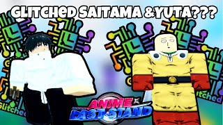 I GOT GLITCHED SAITAMA amp YUTA SHOWCASE ANIME LAST STAND [upl. by Annetta]