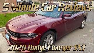 5 Minute Car Reviews 2020 Dodge Charger SXT with bonus footage [upl. by Ahsart]