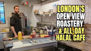 We Tried Londons 𝗢𝗣𝗘𝗡𝗩𝗜𝗘𝗪 𝗖𝗢𝗙𝗙𝗘𝗘 𝗥𝗢𝗔𝗦𝗧𝗘𝗥𝗬 amp ALLDAY HALAL CAFE  CAMDEN COFFEE ROASTERY [upl. by Eenahpets]