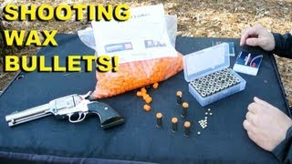 Shooting Wax Bullets DIY Ammo for Cheap Training and Fun [upl. by Sevik]