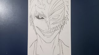 desenhando o Ichigo Kurosaki de Bleach [upl. by Ahsitnauq912]