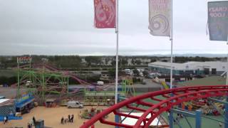 Brean Theme Park Crazy Loop Onride [upl. by Drucy927]