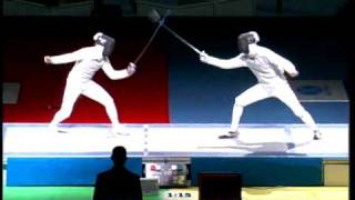 Fencing CWCH 2010 Mens Foil Gold Medal Match [upl. by Duester]