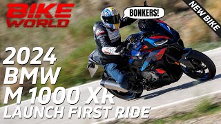 2024 BMW M 1000 XR  First launch Ride [upl. by Ylesara]