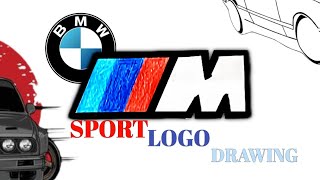 Drawing the Iconic BMW M Logo 💖  RALA [upl. by Pollard]