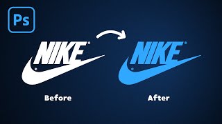 How to Change Logo Color in Photoshop [upl. by Sylas]