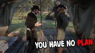 RDR2  Hosea is argueing with Dutch about his stupid plans [upl. by Yelnik]