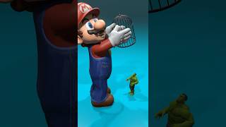 Mario VS Hulk in Ohio shorts mario [upl. by Abana358]