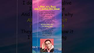 Logic ft Alessia Cara Khalid  18002738255 Lyrics shorts [upl. by Ahtabbat337]