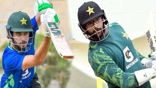 Imam ul Haq and Mohammad Huraira batting practice in nets [upl. by Howe13]