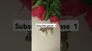 D i y Kundan earrings 😱 jwellry earringsYouTube short video [upl. by Stavro965]