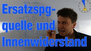 Ersatzspannungsquelle und Innenwiderstand berechnen an einem Beispiel ET5M [upl. by Mikahs]