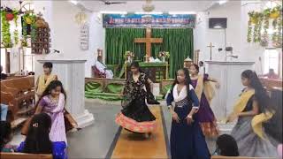 Choreography by the Senior Sunday School Girl Children CSI St Johns English Pastorate Kazipet [upl. by Mighell831]