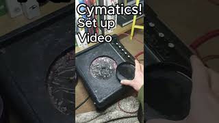 Cymatics Behind the Scenes Visualising Sound [upl. by Llenhoj637]