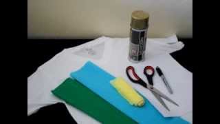 Degrada tus Playeras con Papel Crepe DIY [upl. by Acinnad]