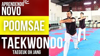 Taekwondo Aprendendo novo Poomsae 🔥🔥😰 [upl. by Lillith]