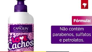 Ativador de Cachos Capicilin Love Cachos 300ml  Drogaria Minas Brasil [upl. by Daniele227]