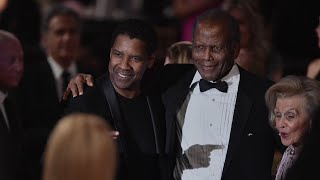 Denzel Washington praises the late Sidney Poitier for ‘opening doors’ to people of colour [upl. by Marin]