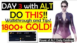 MIR4 Day 3 Alt Daily Goldings Walkthrough and Tips mir4 mir4global mir4tagalog [upl. by Nevag]