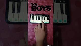 The Boys piano tutorial SLOW LESSON imagine Dragons Bones theboys memes fxmusic ringtone [upl. by Margaret]