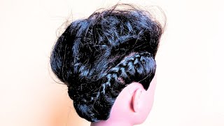 Easy Mohawk Hairstyle for long and short hair [upl. by Bobker]