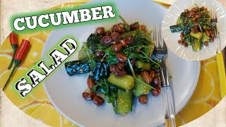 SMACKED Cucumber Salad HEALTHY RECIPE Refreshing Side Dish for Any Occasion travel easyrecipe [upl. by Yltnerb645]