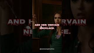 ELENAS VERVAIN NECKLACE DID NOT HURT KATHERINE  THE VAMPIRE DIARIES [upl. by Aiyot]