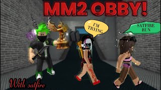 Taliamm2 Mm2 obby  With satfire Part 1 [upl. by Ynnavoeg683]