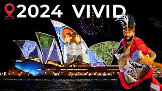 VIVID SYDNEY 2024 GUIDE🚶‍♀️ Darling Harbour The Rocks Barangaroo [upl. by Delfine]