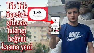 Tiktok Takipçi Arttırma uygulaması 2025 belleş şifresız [upl. by Oly]