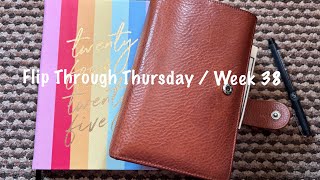 Flip Through Thursday  Week 38  September 2024  Pink Planner Girl [upl. by Goulet295]