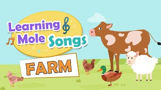 Farm Song for Kids  Farm Animals for Kids  Song about the farm for kids  Songs KS1 [upl. by Patterson]