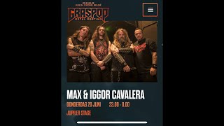 Graspop 2024  Max amp Igorr Cavalera [upl. by Albertine]