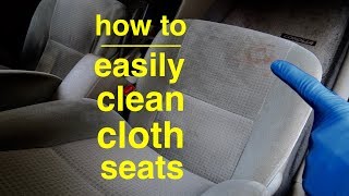 Easiest way to ● Clean Cloth Car Seats for Zero Dollars [upl. by Assanav134]