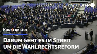 Kurz erklärt Darum geht es beim Streit um die Wahlrechtsreform  AFP [upl. by Morten680]