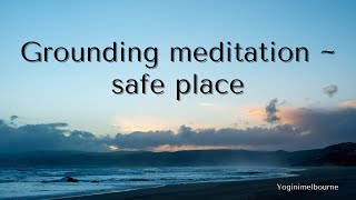 Grounding meditation  Safe place visualisation  12min [upl. by Elset287]