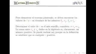 Demostración El límite de una suma de funciones es la suma de los límites de cada función [upl. by Merat]