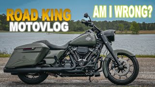 HARLEY DAVIDSON ROAD KING SPECIAL MOTOVLOG  AM I WRONG  MOTORCYCLE COMMUNITY [upl. by Ginsberg]